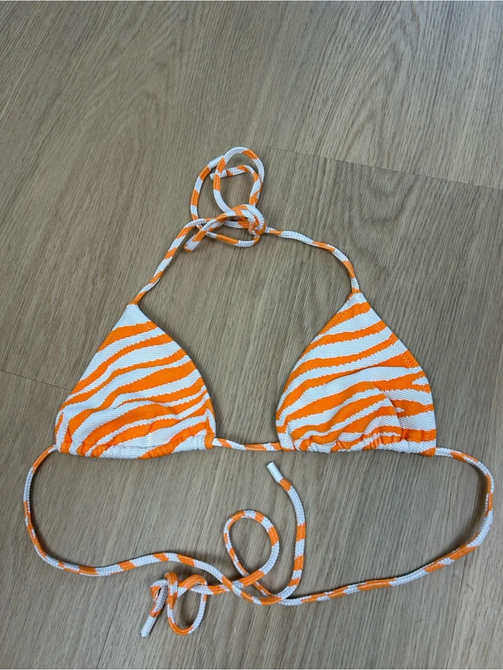 Triangl Swimwear Vinca Zebra Pop Bikini Top M